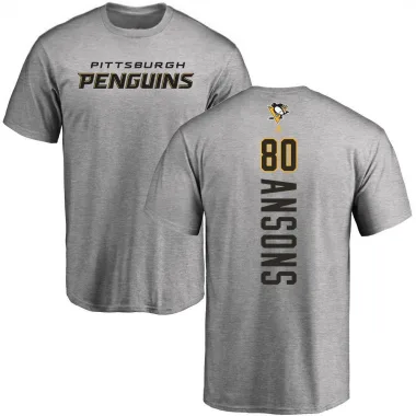 Ash Men's Raivis Ansons Pittsburgh Penguins Backer T-Shirt -