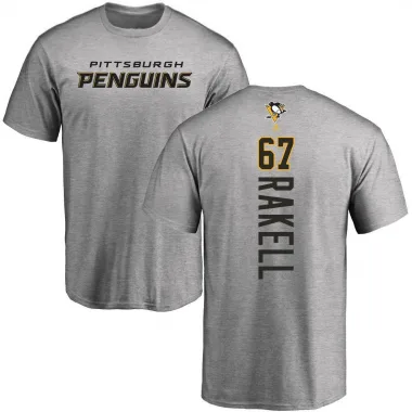 Ash Men's Rickard Rakell Pittsburgh Penguins Backer T-Shirt -