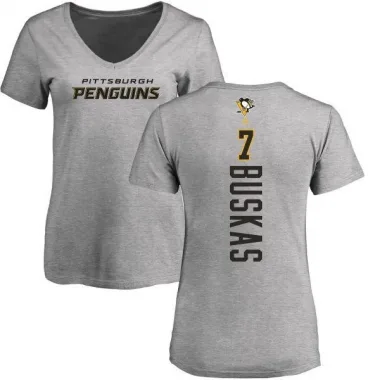 Ash Women's Rod Buskas Pittsburgh Penguins Backer T-Shirt -