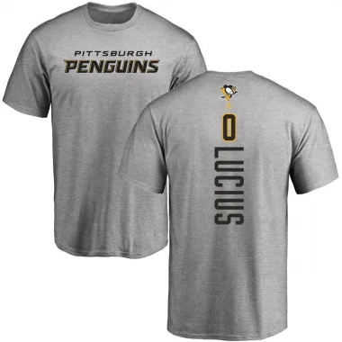 Ash Youth Cruz Lucius Pittsburgh Penguins Backer T-Shirt -