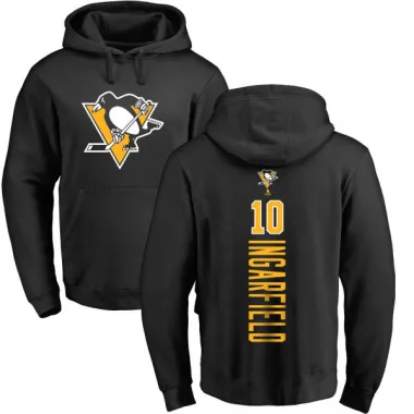 Black Men's Earl Ingarfield Pittsburgh Penguins Branded Backer Pullover Hoodie