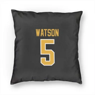 Black Pittsburgh Penguins Bryan Watson   Pillow Cover (18 X 18)