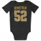 Black Pittsburgh Penguins Emil Bemstrom   Newborn & Infant Bodysuit