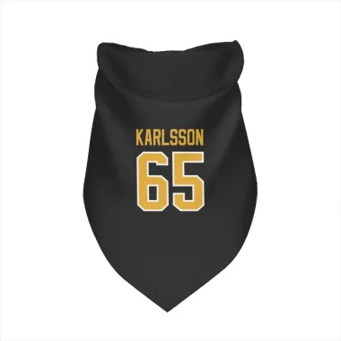 Black Pittsburgh Penguins Erik Karlsson   Dog & Cat Pet Bandana