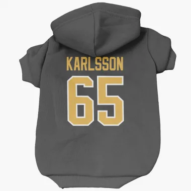 Black Pittsburgh Penguins Erik Karlsson   Dog & Cat Pet Hoodie