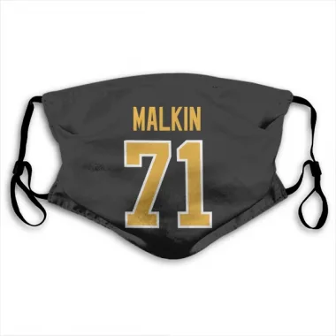 Black Pittsburgh Penguins Evgeni Malkin   Face Mask