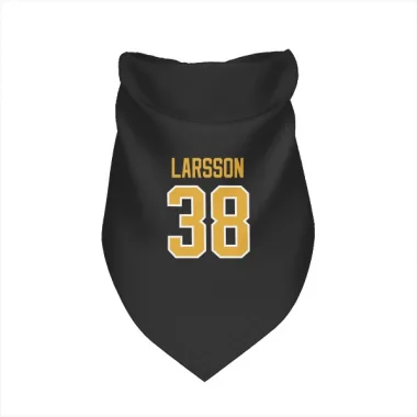 Black Pittsburgh Penguins Filip Larsson   Dog & Cat Pet Bandana