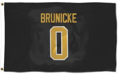 Black Pittsburgh Penguins Harrison Brunicke   Flag (3 X 5)