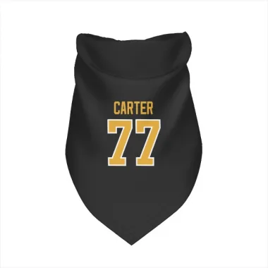 Black Pittsburgh Penguins Jeff Carter   Dog & Cat Pet Bandana