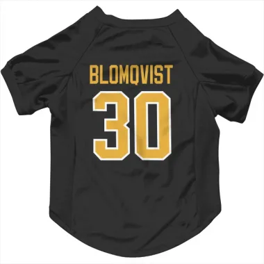 Black Pittsburgh Penguins Joel Blomqvist   Dog & Cat Pet Jersey