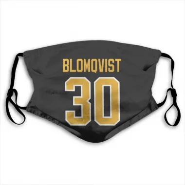 Black Pittsburgh Penguins Joel Blomqvist   Face Mask