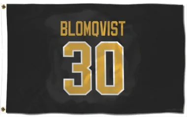 Black Pittsburgh Penguins Joel Blomqvist   Flag (3 X 5)