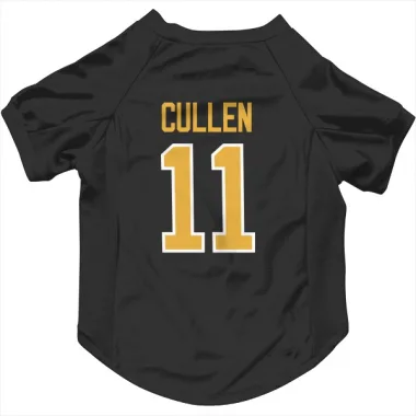 Black Pittsburgh Penguins John Cullen   Dog & Cat Pet Jersey