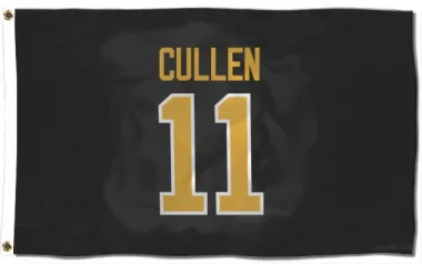 Black Pittsburgh Penguins John Cullen   Flag (3 X 5)