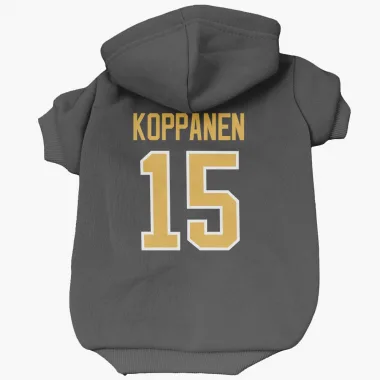 Black Pittsburgh Penguins Joona Koppanen   Dog & Cat Pet Hoodie