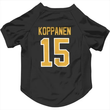 Black Pittsburgh Penguins Joona Koppanen   Dog & Cat Pet Jersey