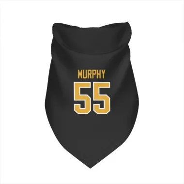 Black Pittsburgh Penguins Larry Murphy   Dog & Cat Pet Bandana