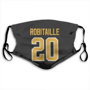 Black Pittsburgh Penguins Luc Robitaille   Face Mask