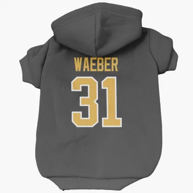 Black Pittsburgh Penguins Ludovic Waeber   Dog & Cat Pet Hoodie