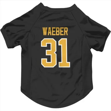 Black Pittsburgh Penguins Ludovic Waeber   Dog & Cat Pet Jersey