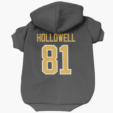 Black Pittsburgh Penguins Mac Hollowell   Dog & Cat Pet Hoodie