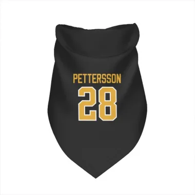 Black Pittsburgh Penguins Marcus Pettersson   Dog & Cat Pet Bandana