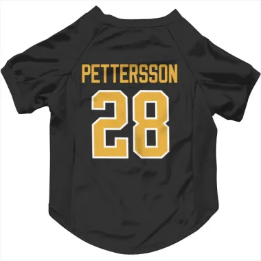 Black Pittsburgh Penguins Marcus Pettersson   Dog & Cat Pet Jersey