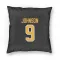 Black Pittsburgh Penguins Mark Johnson   Pillow Cover (18 X 18)