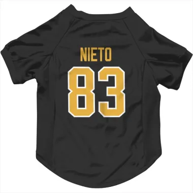 Black Pittsburgh Penguins Matt Nieto   Dog & Cat Pet Jersey