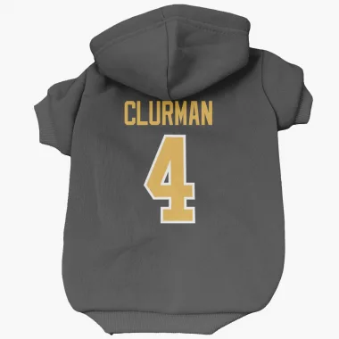 Black Pittsburgh Penguins Nate Clurman   Dog & Cat Pet Hoodie