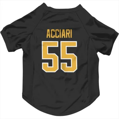 Black Pittsburgh Penguins Noel Acciari   Dog & Cat Pet Jersey