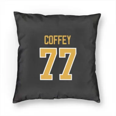 Black Pittsburgh Penguins Paul Coffey   Pillow Cover (18 X 18)