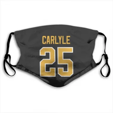 Black Pittsburgh Penguins Randy Carlyle   Face Mask