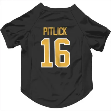 Black Pittsburgh Penguins Rem Pitlick   Dog & Cat Pet Jersey