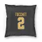 Black Pittsburgh Penguins Rick Tocchet   Pillow Cover (18 X 18)