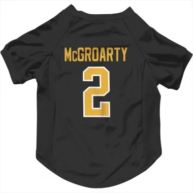 Black Pittsburgh Penguins Rutger McGroarty   Dog & Cat Pet Jersey