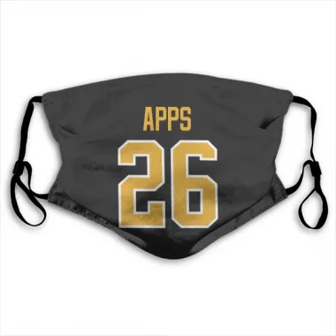 Black Pittsburgh Penguins Syl Apps   Face Mask