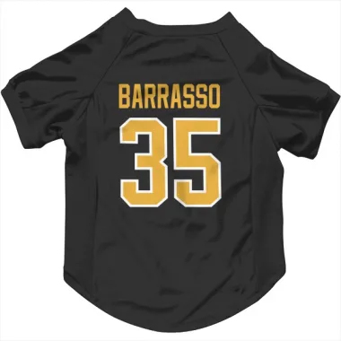 Black Pittsburgh Penguins Tom Barrasso   Dog & Cat Pet Jersey