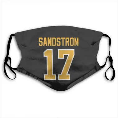 Black Pittsburgh Penguins Tomas Sandstrom   Face Mask