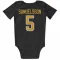 Black Pittsburgh Penguins Ulf Samuelsson   Newborn & Infant Bodysuit