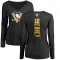 Black Women's Bob Errey Pittsburgh Penguins Backer Long Sleeve T-Shirt -