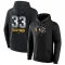 Black Youth Taylor Gauthier Pittsburgh Penguins Branded Midnight Mascot Logo Pullover Hoodie