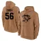 Brown Men's Sergei Zubov Pittsburgh Penguins 2023 Salute to Service Club Pullover Hoodie