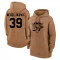 Brown Women's Alex Nedeljkovic Pittsburgh Penguins 2023 Salute to Service Pullover Hoodie