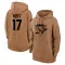 Brown Women's Bryan Rust Pittsburgh Penguins 2023 Salute to Service Pullover Hoodie