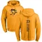 Gold Men's Jagger Joshua Pittsburgh Penguins Branded One Color Backer Pullover Hoodie