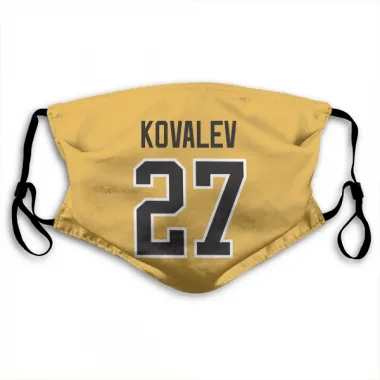 Gold Pittsburgh Penguins Alex Kovalev   Face Mask