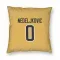 Gold Pittsburgh Penguins Alex Nedeljkovic   Pillow Cover (18 X 18)