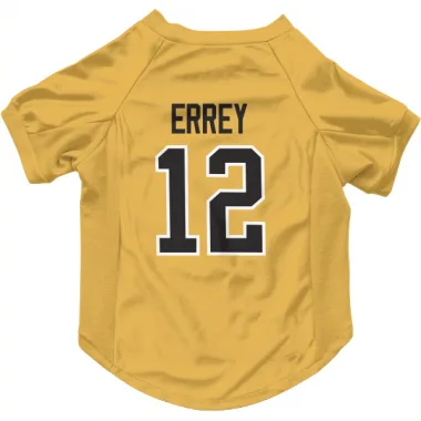 Gold Pittsburgh Penguins Bob Errey   Dog & Cat Pet Jersey