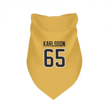 Gold Pittsburgh Penguins Erik Karlsson   Dog & Cat Pet Bandana